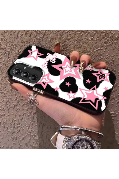 Hontinga حافظة هاتف سامسونج جالاكسي A34 متوافقة مع الحواف السيليكونية الصلبة ...