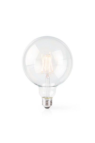 OEM Bec Wi-Fi Smart LED cu filament E27 125mm 5W 500lm 2700K Nedis