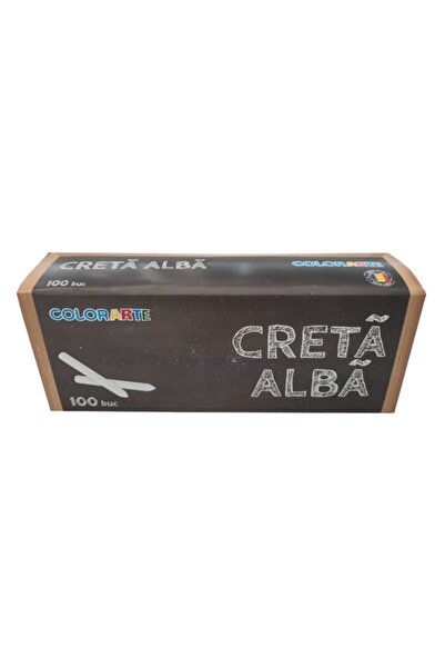 Colorarte Colorarte white chalk, set of 100 pieces
