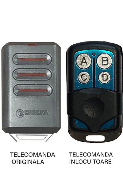 OEM Telecomanda inlocuitoare poarta garaj Erreka Kuma KM03 pe patru canale/ c...