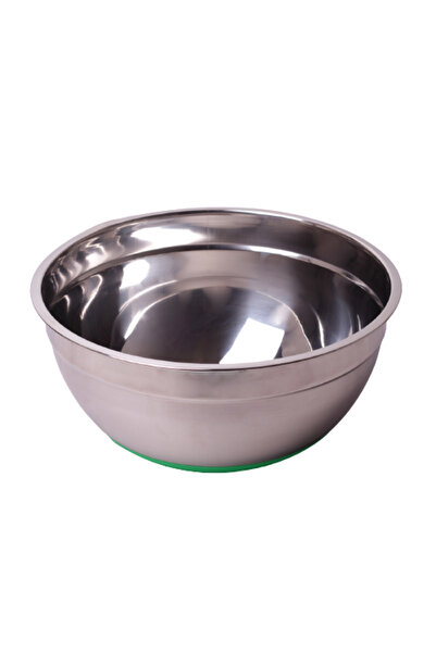 Kamille Stainless steel bowl, with non-slip silicone bottom, 28 x 13 cm, Silv...