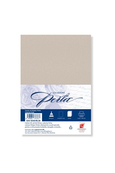 Colorarte Special colored cardboard A4 Perla, 250g/sqm, pearl sand, top 50 sh...