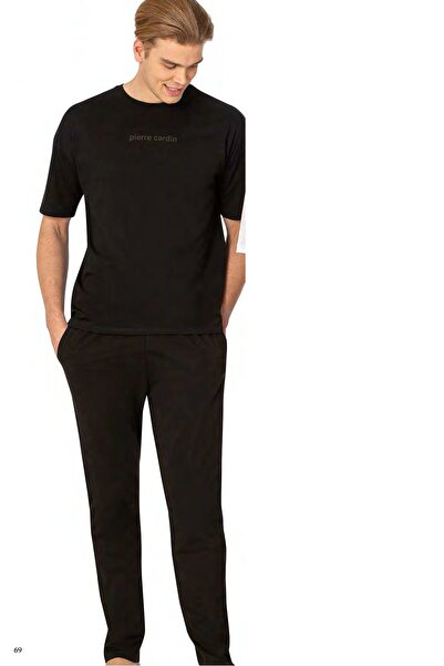 Pierre Cardin Cotton, Oversize Men's T-Shirt & Pajama Set, Short Sleeve, Crew...