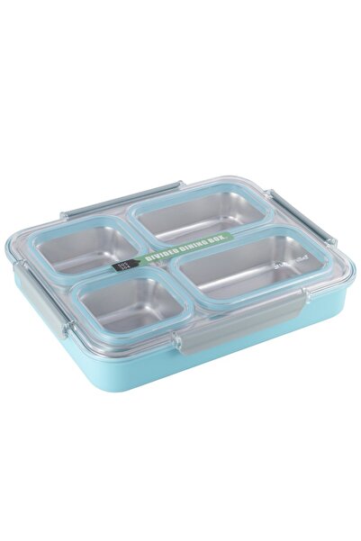 Kamille Cutie de prânz, 4 compartimente, Kamille, roz, 1800 ml