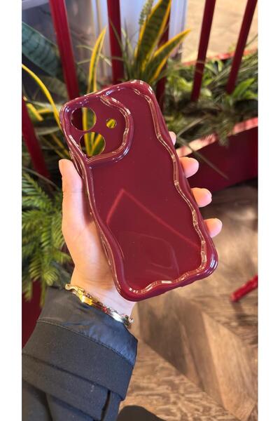 KILIF STORE Realme Note 60 Bordo Wavey Phone Case