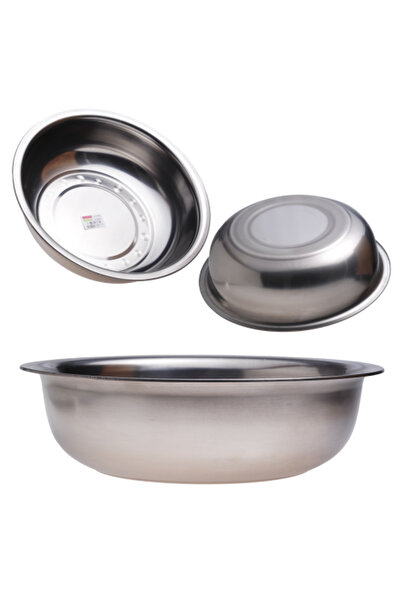 Kamille Stainless steel bowl 34 cm