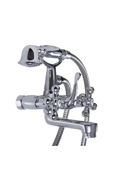 Kröner Bathtub/Shower Faucet, Kroner, Sterling, Glossy Chrome