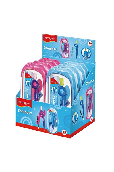 KEYROAD Trusa geometrie Compax KR971488, cutie PVC