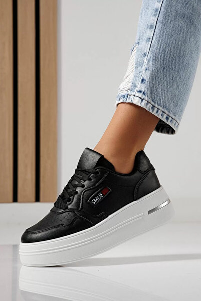 Zaira Women's black sneakers made of eco- Leather Sofia #24391 - 40