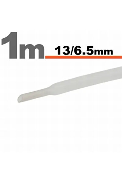 OEM Διαφανής θερμοσυστελλόμενος σωλήνας 13mm/ 6.5mm 1m 11024T-1
