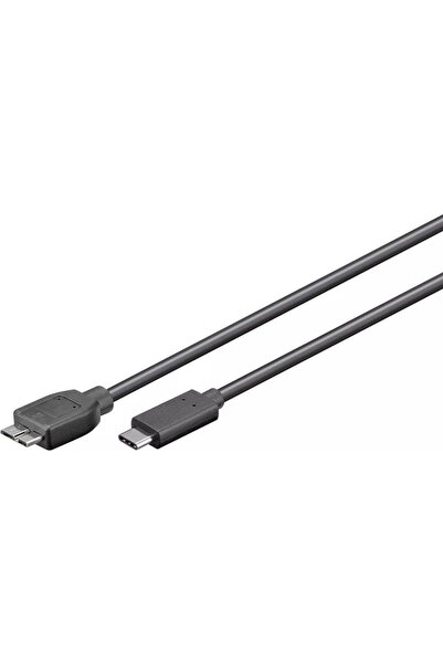 OEM Καλώδιο micro USB 3.0 - USB Type C 1m μαύρο Goobay