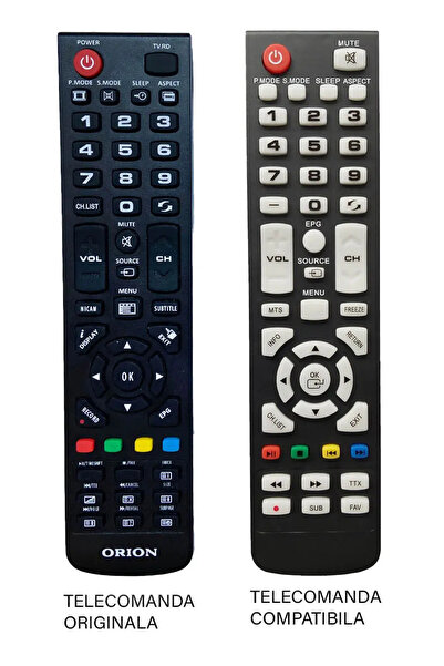 OEM Telecomanda inlocuitoare compatibila TV Orion Vortex LCD cod ER 1185 /MFY...