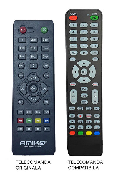 OEM Telecomanda inlocuitoare compatibila pentru receptor Amiko T765 (676)