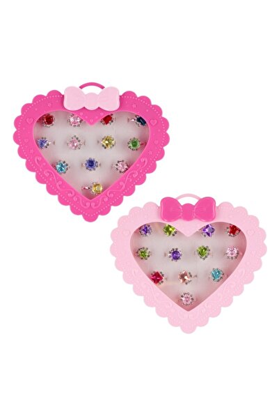 Mega Creative Inele - diamant, cutie inima, 13 cm, set 12 buc, MegaCreative 5...