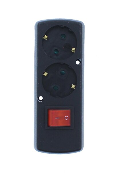 OEM Multipriza 2 prize cu intrerupator fara cablu alimentare negru GN-270SWS/...