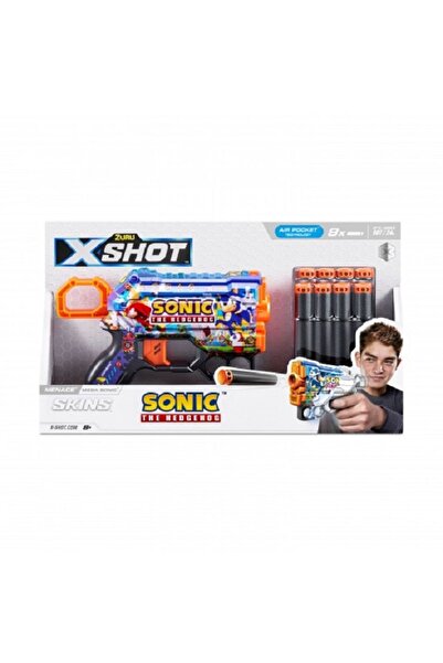 X-Shot Jucarie Pistol X&minus;Shot Skins Menace, Sonic, Mega, 8 c...