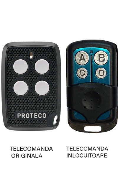 OEM Telecomanda inlocuitoare poarta garaj Proteco ANGIE 4 de doua si patru ca...