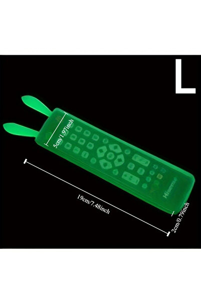 Choice1 L 1pc Luminous Dustproof Silicone Remote Control Covers TV & AC Remot...