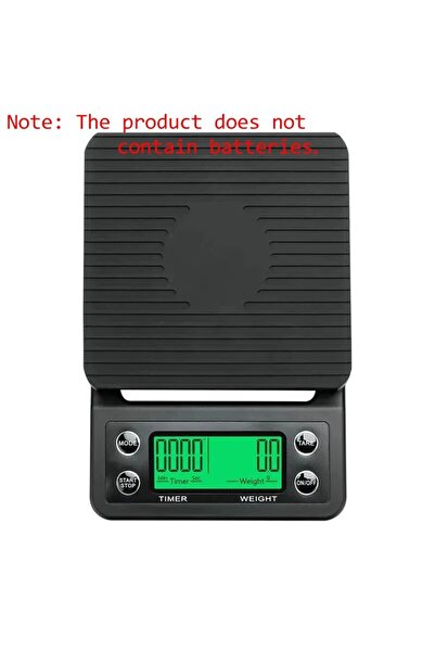 Choice black 5Kg 1pc Black Precision Coffee Dropping Scale 0.1g Coffee Droppi...