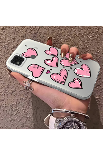 Hontinga حافظة هاتف Poco C31 متوافقة مع الحواف السيليكونية الصلبة والمضادة لل...