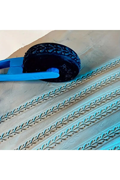 Choice أداة تشكيل الطين بنقوش بارزة مستوحاة من الطراز المصري A2، عجلة تشكيل ا...