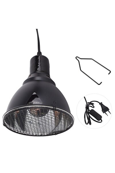 Choice1 EU Plug 5.5in Reptile Lamp Fixture Uniform Heating Professional Shall...