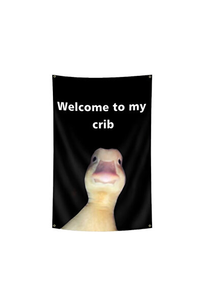 Choice 40CMX60CM 3d Tapestry GT Welcome to My Crib Flag Funny Flags Grommets ...