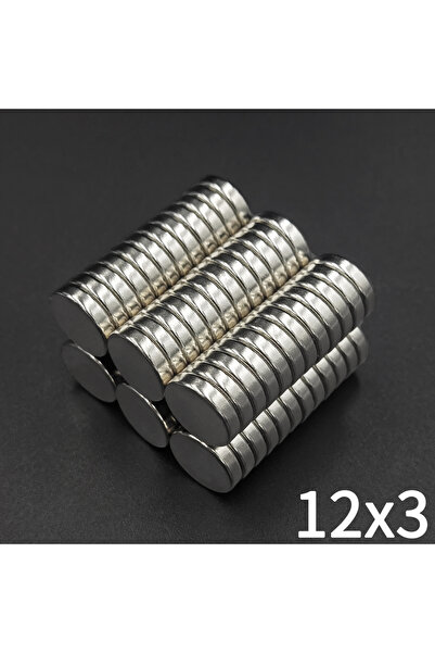 Choice 40Pcs Round Magnet 12x3mm Permanent Super Strong Powerful Magnetic Dis...