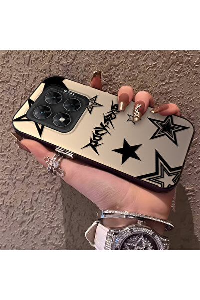 Hontinga حافظة هاتف من السيليكون متوافقة مع هاتف Poco X7 5G، ذات حافة صلبة وم...