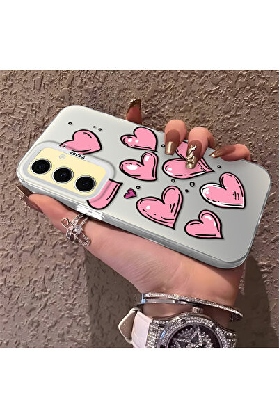 Hontinga حافظة هاتف سامسونج جالاكسي S24 Fe متوافقة مع حافة السيليكون الصلبة و...