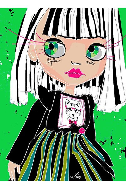 SimplyTexGoGlobal Blythe Dolls Painting 13