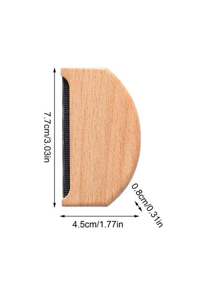 Choice A Portable Lint Remover Wooden Fabric Shaver Washable Fuzz Remover Too...