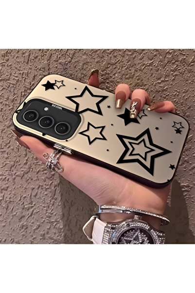 Hontinga حافظة هاتف سامسونج جالاكسي S24 بلس متوافقة مع الحواف السيليكونية الص...