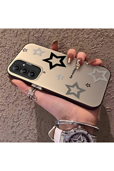 Hontinga حافظة هاتف سامسونج جالاكسي A34 5G متوافقة مع نمط النجوم من السيليكون...