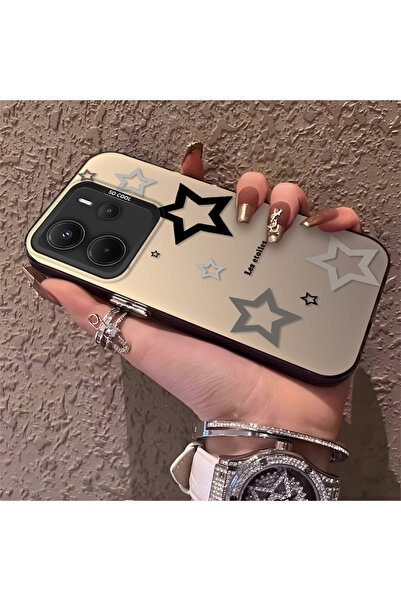 Hontinga حافظة هاتف ريدمي نوت 14 4G متوافقة مع نمط النجوم، مصنوعة من السيليكو...