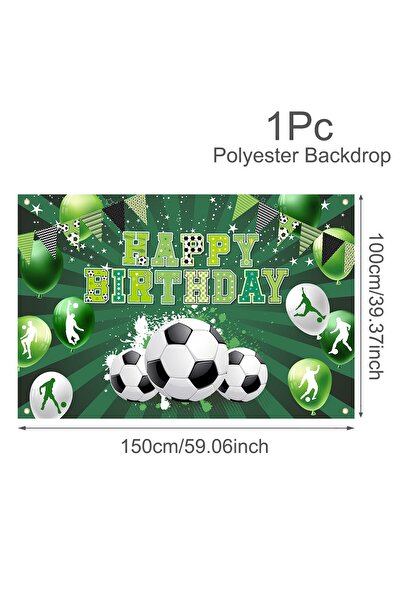 Choice خلفية عيد ميلاد سعيد، خلفية بنمط بالونات كرة قدم، خلفية لتزيين صور الأ...