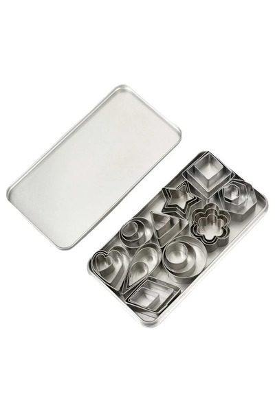 Choice 30pcs 30Pcs Mini Cookie Cutter Set with Box Stainless Steel Biscuit Cu...