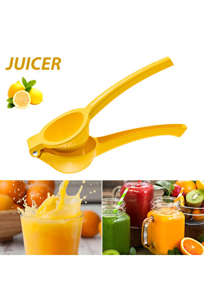 Choice1 Yellow 1Pc 4/1Pcs Manual Lemon Squeezer Aluminum Alloy Hand Press Lim...