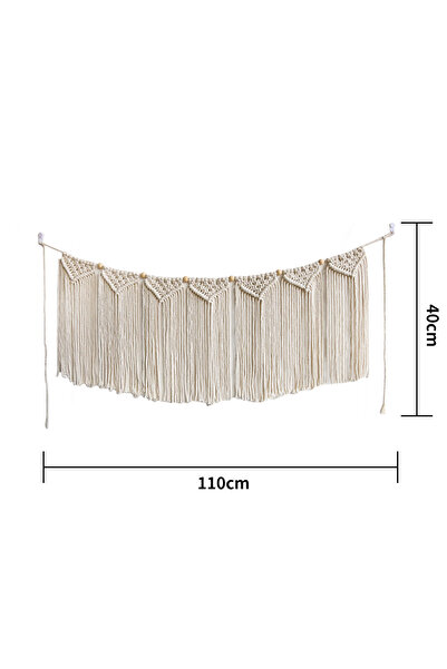 Choice L 110X40cm Macrame Handwoven Bohemian Cotton Rope Boho Tapestry Home D...
