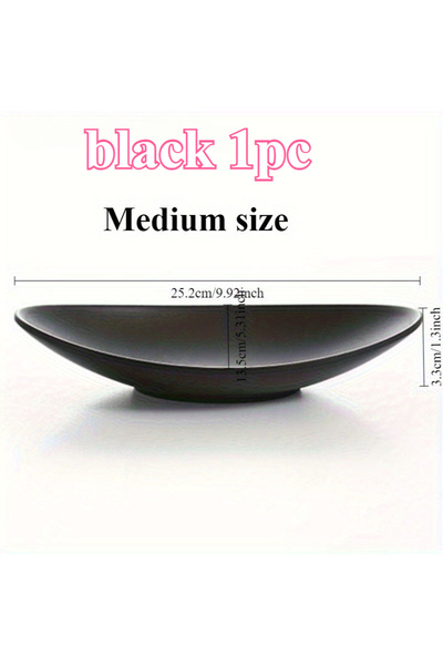 Choice1 صينية متعددة الوظائف متوسطة الحجم سوداء اللون، قطعة واحدة، صينية بيضا...