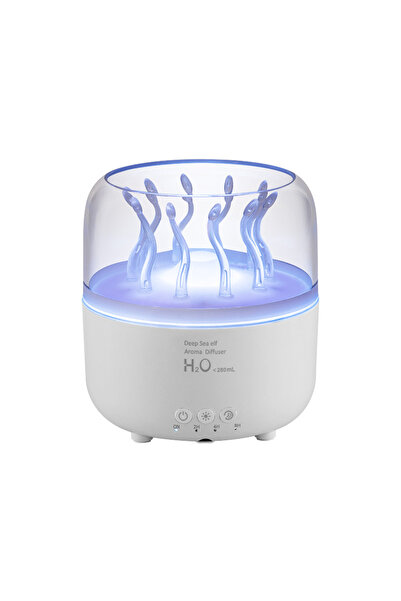 Choice V77-1 New rotating jellyfish aroma diffuser home desktop fresh air hum...