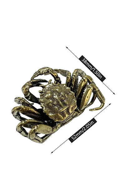 Choice كما هو موضح، تمثال سرطان البحر الصغير من البرونز العتيق، زينة لحيوانات...