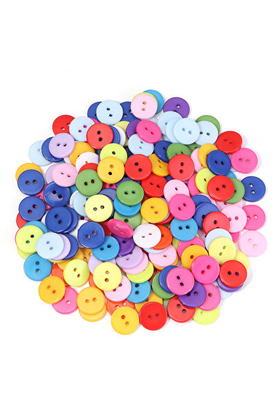choice2 15mm 100pcs Random mix color 9-15mm Decorative Butt For Needlework Mi...