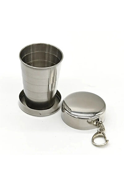 Choice 75ml 75ml Portable Stainless Steel Folding Cup Telesco Mug Food Grade ...