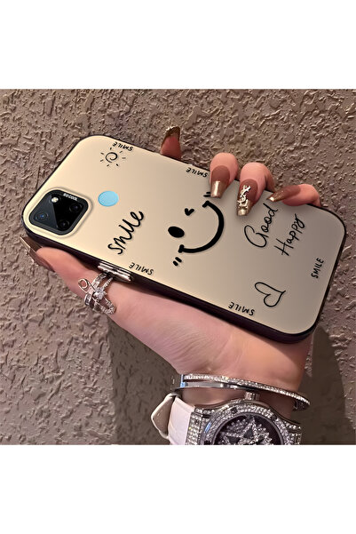 Hontinga حافظة هاتف Realme C25Y متوافقة مع الحواف السيليكونية الصلبة والمضادة...