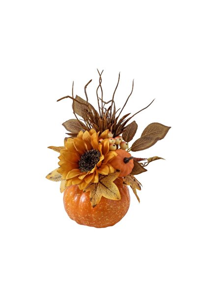 Choice1 25cm A Autumn Harvest Artificial Pumpkin Sunflower Ornament Realistic...