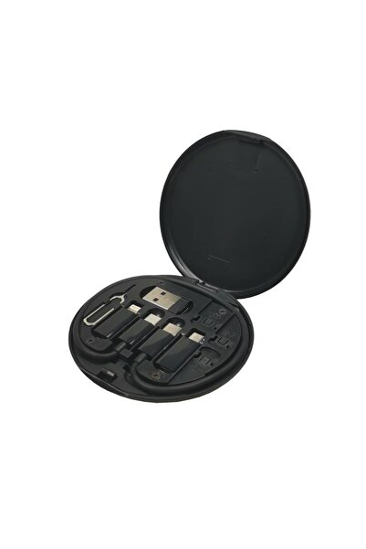 Choice black Multifunctional USB Data Cable Set Storage Box with Multi USB Ch...