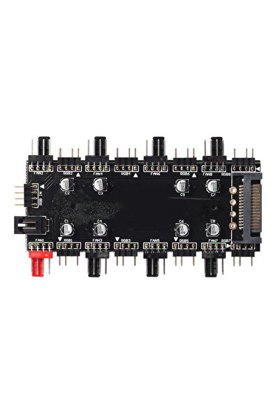 Choice1 5V 3Pin 12V 4Pin/5V 3PIN 1 To 8 Multi Way Splitter ARGB/RGB PWM Fan H...