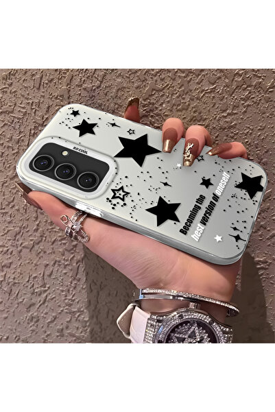 Hontinga حافظة هاتف سامسونج جالاكسي S24 بلس متوافقة مع نمط النجوم من السيليكو...