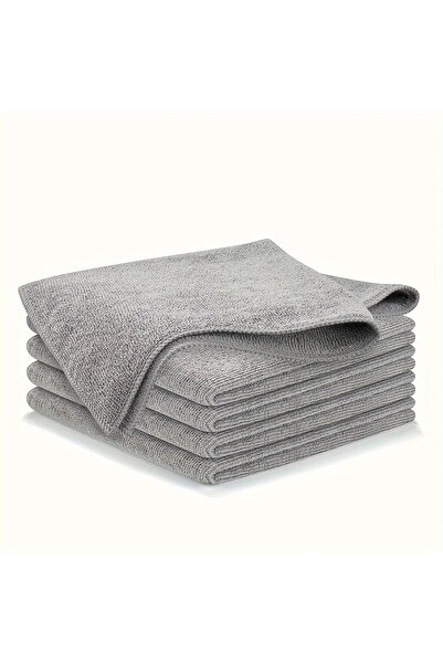 Choice4 5pcs 5/10/20pcs Kitchen Towel, Ultra-fine Fiber Light Gray Cleaning C...
